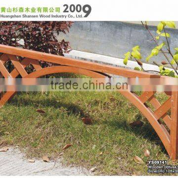 outdoor solid wooden garden fence