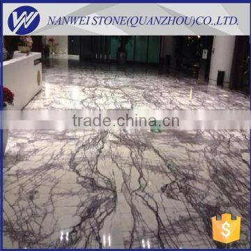 fancy indoor ice white marble decorative building material