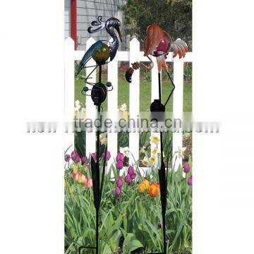 Solar Garden Stake Light Flamingo Peacock