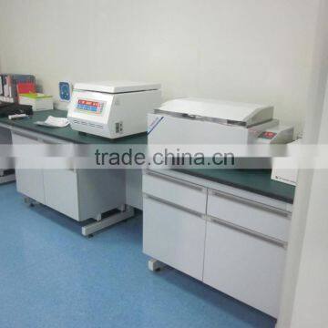 latest steel wood laboratory side table/side benches /lab furniture
