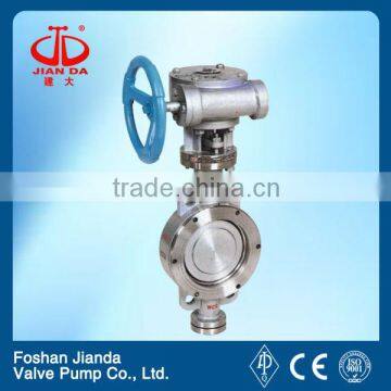 dn100 SUS304 metal seal sanitary butterfly valve