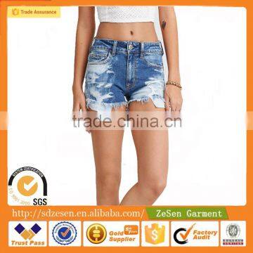 2016 Distressed Shorts Jeans Pant Ripped Hot Shorts Ladies Sex Short Jeans Women