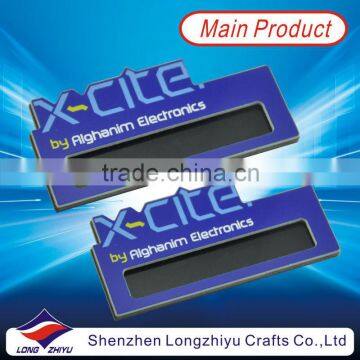 Fashion Design Custom Retractable Acrylic Name Badges,Acrylic Nameplate Label With Company Logo