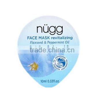 10 ml 0.33 oz drop water shape face mask cream packaging sachet pouch