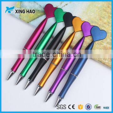 Novelty promotional plastic ball pen with customized logo printing good gifts