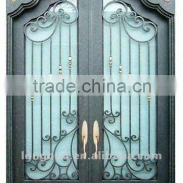 2015 Top-selling modern front iron entrance doors grill