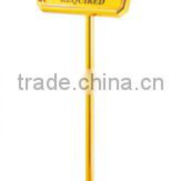 Competitive Price Advertising Board With Stanchion Post