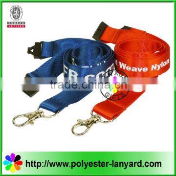 Screen printing lanyard with key ring