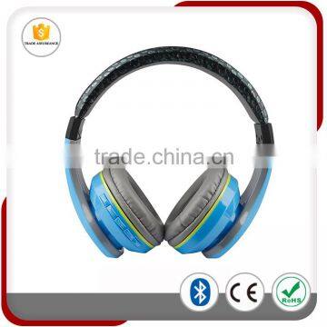 New sports stereo headphone portable wireless bluetooth headset with microphone