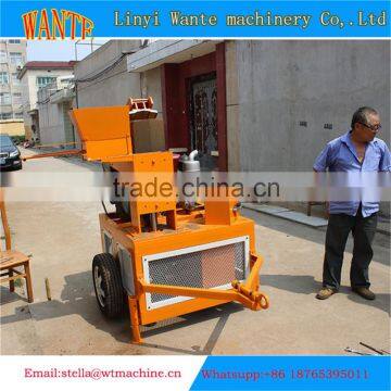 WT1-20 Wall Clay Brick Making Machine Eco Brava Presses Ecological Bricks photo-3