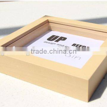 Cheap Wholesale Art 3D Deep Photo Frame Wooden Shadow Box Frame
