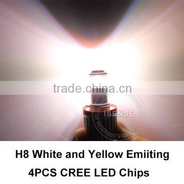 High Technology New Products 2016 h8 Led Fog Light Double Colors Led Lighting Automotive photo-2