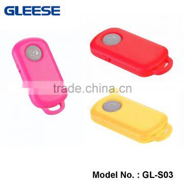 Gleese Popular Flexible bluetooth Selfie Stick remote with Shutter Button Promotion selfie stick for iphone