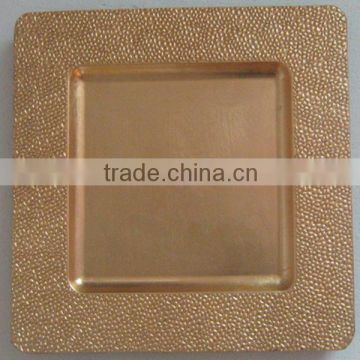 Plastic party decorative rectangle plates