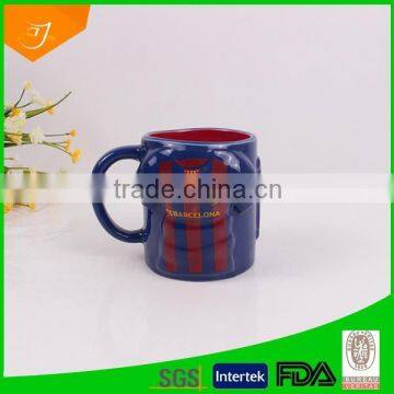 football skirt mug embossed