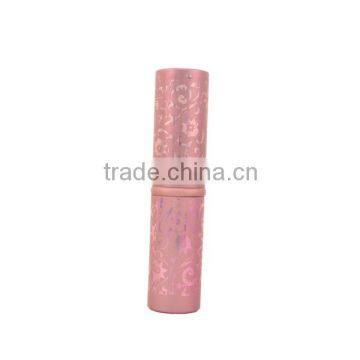 High-End Good Qualty Soft Synthetic Hair Retractable Makeup With Printed Flower