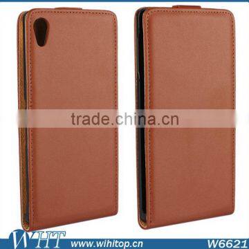 Fancy Cell Phone Case Magnetic PU Leather Vertical Flip Case for Sony Xperia Z4 photo-5