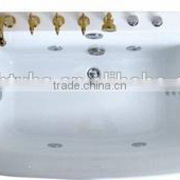 SUNZOOM Black Sex Massage Bathtub,boat Shaped Bathtub,black Whirlpool Bathtub