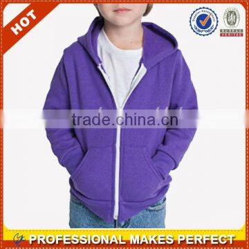 OEM wholesale children plain hoodies for kids(YCH-B0173)