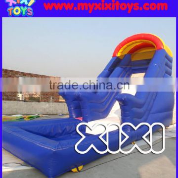 2016 summer cheap inflatable water slide for kids