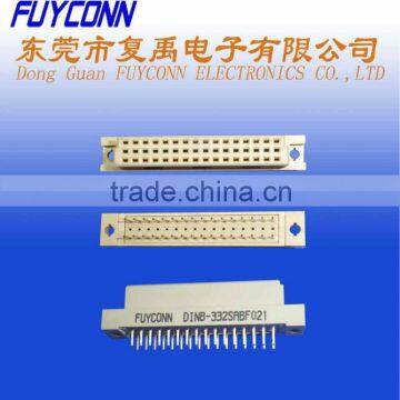 3 rows 32 Pin DIN 41612 Straight Terminals B Type Receptacle European socket connector