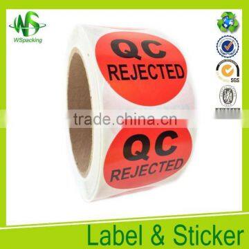 Security Self-adhesive Red Paper Label Sticker photo-5