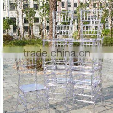 clear resin wedding chiavari chair