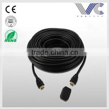 Golden plated CCA 1.3 version HDMI wire with two ferrites China