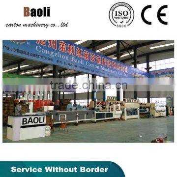 baolicorrugated carton packaging machine 3 layer or 5 layer production line machinery