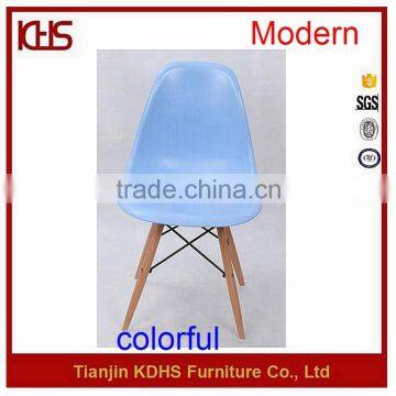 good look eiffel stype plastic cheap wooden leg blue tulip dining chair