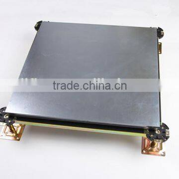 Encapsulated calcium sulphate raised access floor