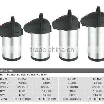 stainless steel vacuum air pot/pump pot