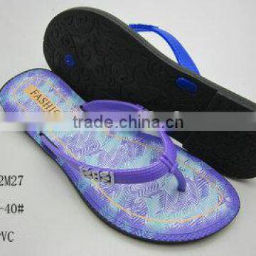 2014 Summer Fashion Black Pvc Shoes Lady flipflops For Outdoor