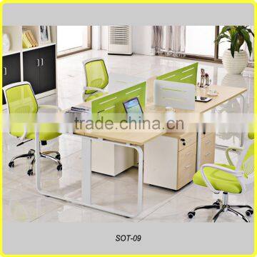 2015 new design office workstation for 4 person