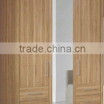 Best selling custom made modern wardrobe closet sale with mirror