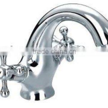 double handle basin mixer