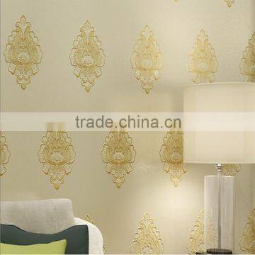 Polyester Non-woven Embroidery Wallpaper Sale Living Room Wallpaper Decorative Wallpaper Quality Choice photo-4