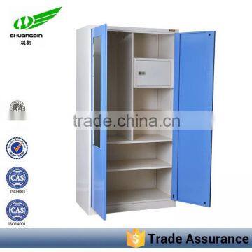 2 door lockable cheap steel almirah cabinet