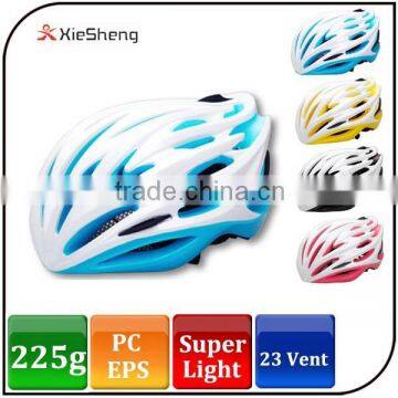 2014 fashionable bicycle accessories multi-color super light unique bike helmet