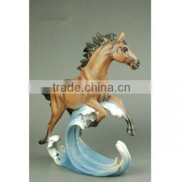 Interior Crafts Model Stone Horse Garden Statue