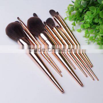 Custom Metal Handle Quality Makeup Brush Set photo-3