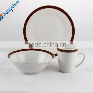 Ceramic porcelain dinnerware sets