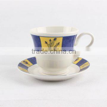 Beautiful porcelainware tea cup and saucer wholesale