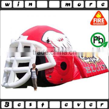 2014 hot sale inflatable helmet tunnel,inflatable tunnel for sale,inflatable sports tunnel