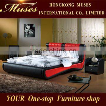 New Modern fashion boutique leather bed SY1060