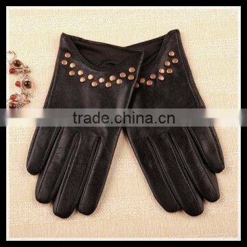 New Style Ladies Wearing custome made Leather Gloves