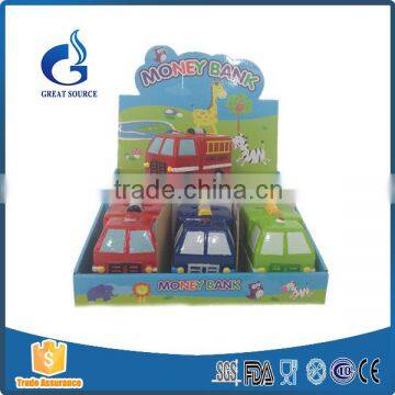 ceramic money coin bank in car shape