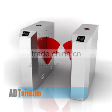 Electrical flap turnstile for entertainment venue