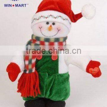 B/O singing & walking santa snowman