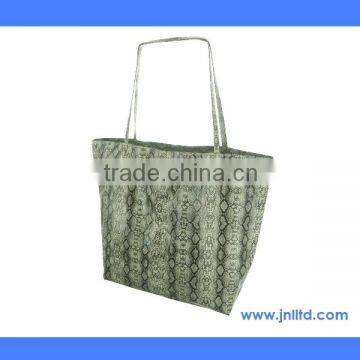 Hight Quality Snake Print PU Shopping Bag